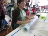 seaweed scarf, rolling